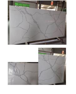 Quality Anti Porous Calacatta Quartz Stone For Indoor Building Materials wholesale