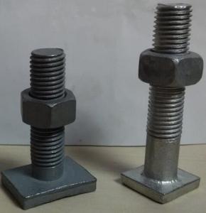 Quality M16 Hot Dipped Galvanized Round Screw Bolt For Highway Guardrail Link wholesale
