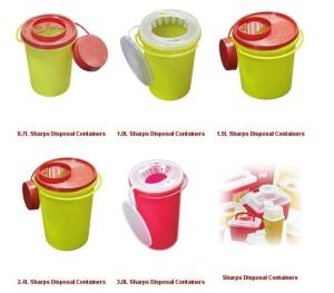 Quality Surgical disposable sharps container R shape wholesale