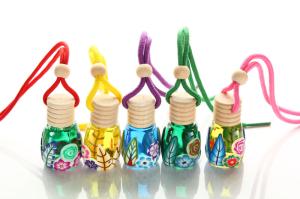 Quality China ruiwan high quality car perfume bottle hanger,holiday decoration. wholesale