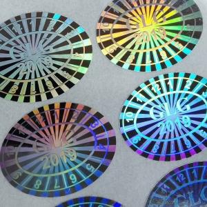 Quality Double Laser Anti Counterfeiting Label Holographic Security Label Hologram wholesale