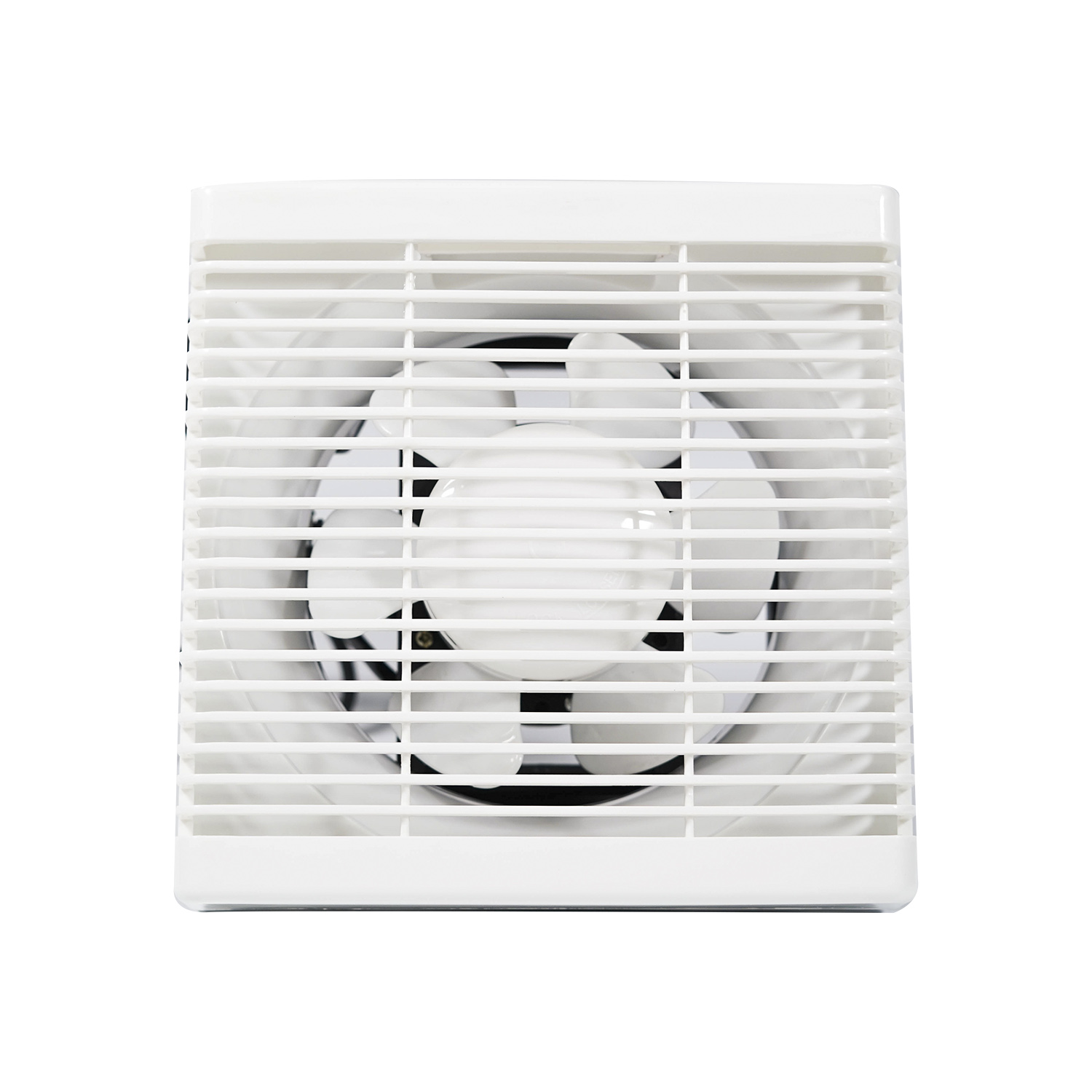 High Power Silent Wall Mounted Shutter Exhaust Fan 6 8 Inch 240V Black for Kitchen Bathroom