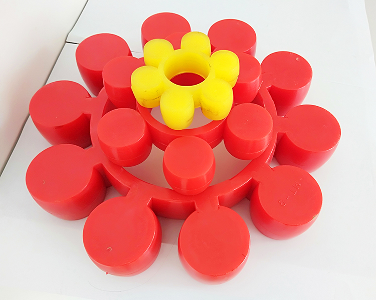 MT Flexible Rotex Coupling Inserts Rubber Cushion Plum Blossom Pad