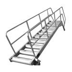 Inclined Step Vertical Marine Dock Ladder Boat Boarding Steps