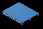 Storage And Logistic Steel Pallet OEM 1500kg Load Capacity