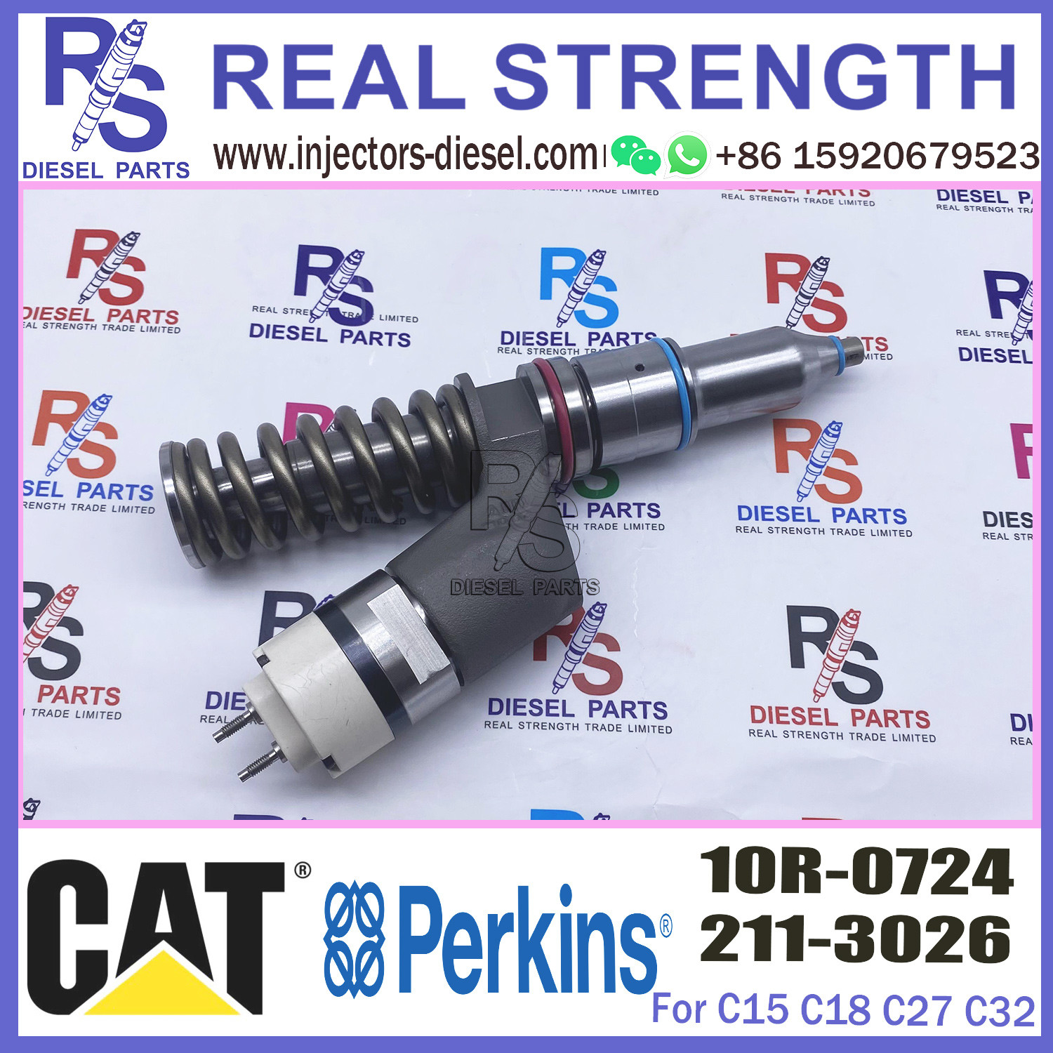 common rail injector 211-3026 10R-0724 10R-9787 for Caterpillar Engine 3406E/3456/C18