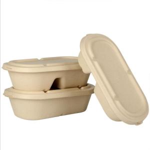 Quality 100% Biodegradable Disposable Wheat Straw Lunch Box Compostable wholesale