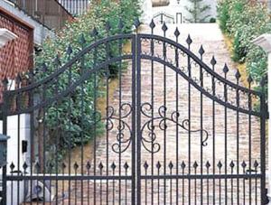 Quality School / Park Contemporary Iron Gates Eco Friendly Rodent Proof 2m Height wholesale