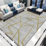 Home Machine Washable Full Living Room Floor Carpets Hand-Printed Sofa Bed