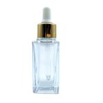 Transparent Square Essential Oil Dropper Bottles 20ml 30ml 50ml BPA Free