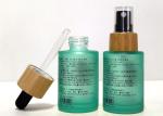 Empty Paper Tube Cosmetic Packaging Glass Dropper Bottles Black 2oz