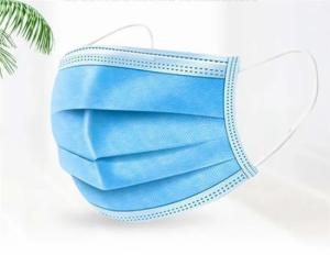 Quality Three Layers Medical Protective Mask , Blue Disposable Medical Face Mask wholesale