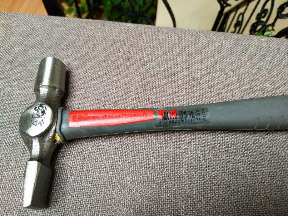Cross Pein Hammer(XL-0177) polishing surface, TPR handle, durable and good price hand tools