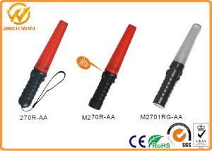 Quality Multifunction Police Red LED Lights Battery Powered Traffic Safety Wand (L)26.5 * (DIA) 3.5 cm wholesale