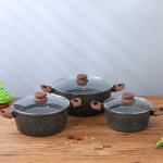 Nonstick Aluminum Cookware Sets Long Service Life For Home Kitchen