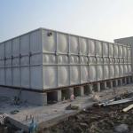 100000 Liter Sectional GRP / FRP / SMC Water Storage Tank Fiberglass Panel Tank
