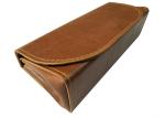 High-end Leather Portable Sunglasses Case / Spectacle Pouch