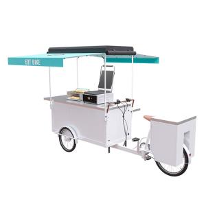 Quality Customized Burger Food Cart Carbon Steel Frame With High Load Capacity wholesale