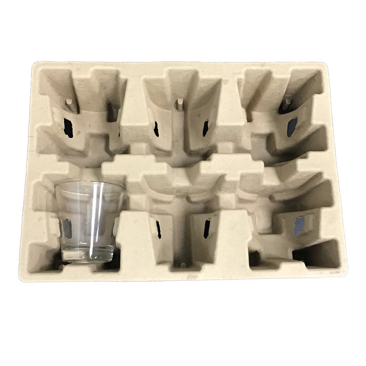 Biodegradable Eco Tray Packaging Waterproof Oilproof For Bottle Dry Press