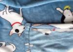 Colorful Soft Rotary Printed Flannel Print Blanket Korean Style Cute Cartoon