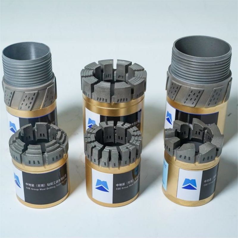Taper Profile Impregnated Diamond Core Bit Drilling Fast Cutting Speed