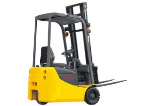 Quality Rear Wheel Drive Warehouse Lift Truck , 1 Ton Three Wheel Electric Forklift wholesale