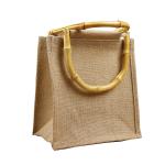 Custom Handled Style Shopping Linen Jute Gift Bag
