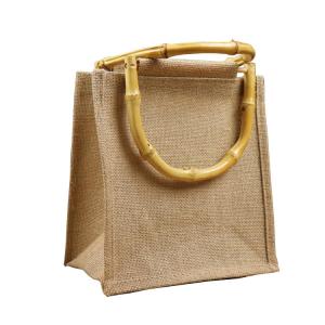 Quality Custom Handled Style Shopping Linen Jute Gift Bag wholesale