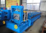 Ridge Steel Sheet Roll Forming Machine ISO Hydraulic Cutting