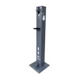 Universal 1000ml Foot Pedal Operated Sanitiser Stand Refillable 1liter Hand