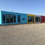 Colourful Camping Container House for Small Store Creative Design Steel