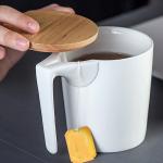 ODM Solid Rustic White Porcelain Coffee Mugs