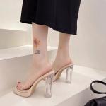 Womens High Heel Sandals In Swede Leather With Rubber Outsole And Sheep Suede
