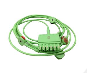Quality Commercial Drager ECG Lead Cable 5 Lead Monolead Ecg Patient Cable For Adult wholesale