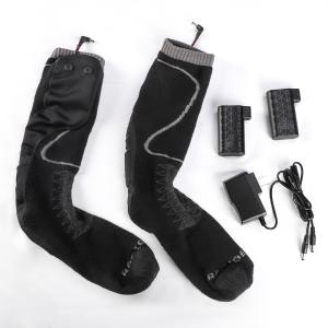 Quality 7.4V Battery Heated Socks Carbon Fiber Heated Hiking Socks Breathable wholesale