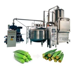 Quality Okra Dry Fry Fruit Vegetables Vacuum Fried Machine wholesale
