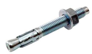 Quality Half Thread Carbon Steel Wedge Anchor Round Head With Nut And Washer wholesale