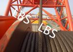 Overhead Transmission Hoisting Tower Crane Winch High Strength Steel