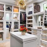 Bedroom Furniture Modern Small L Shape Walk in Closet Wardrobe for Bedroom