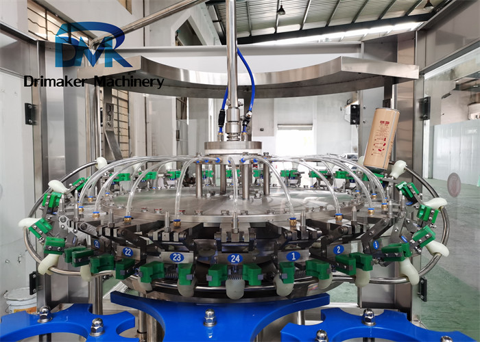 Automatic Empty Can Rinsing Machine Stainless Steel Structure