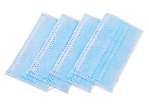 Quality Adjustable Nose Disposable Blue Earloop Face Mask One Time Use wholesale