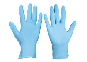 Quality Waterproof Guantes Nitrile Exam Gloves , Blue Disposable Nitrile Gloves wholesale