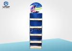 Stable Cardboard Display Shelves , Cardboard Point Of Sale Display Stands