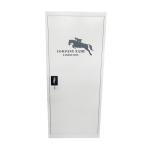 Lockable Large White Metal Horse Equipment Saddle Box 140x60x60cm
