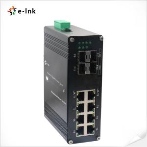 Quality DIN Rail Mounting Hardened SFP Network Switch Managed 8 Port wholesale