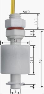 China vertical installation float level switch, ideal for water on sale