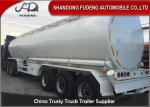 Round 40000L 45000L 50000L Diesel Oil Fuel Tanker Semi Trailer