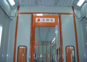 Quality 15m Long Industrial Bus Spray Booth With Fan Cabinet Side Lighting wholesale