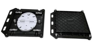 Quality 24 Core Horizontal Inline Fiber Optic Closure Aerial Hanged OPGW Fitting wholesale