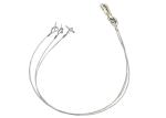 Portable Three Foot Steel Cable Suspension Hanging Kits For Flower Pot